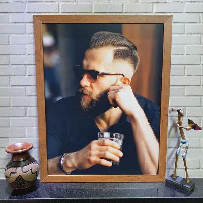 Quadros Barba Barbearia 35cmx45cms Modelo 5