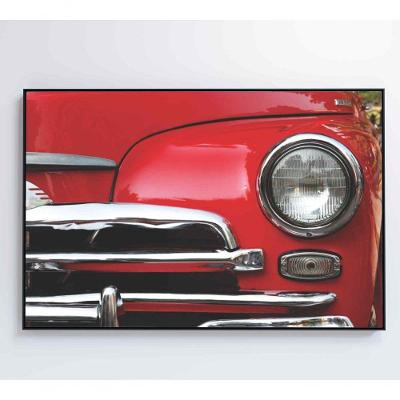 Quadro Frente Carro Clássico 90x60 Cm Tecido Canvas