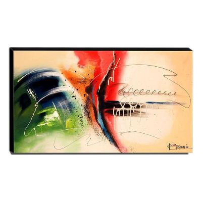 Quadro De Pintura Abstrato 60x105cm-1535