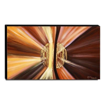 Quadro De Pintura Abstrato 70x120cm-1521