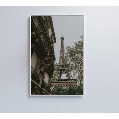 Quadro Torre Eiffel Paris 40x60 Cm Tecido Canvas