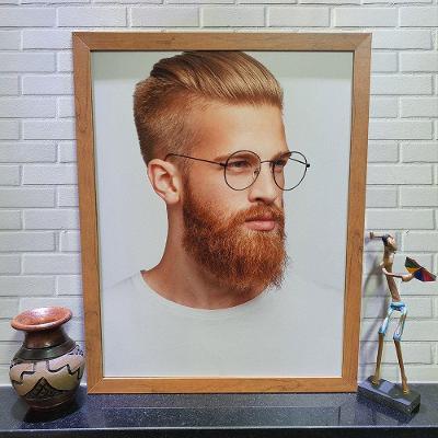 Quadros Barba Barbearia 35cmx45cms Modelo 7