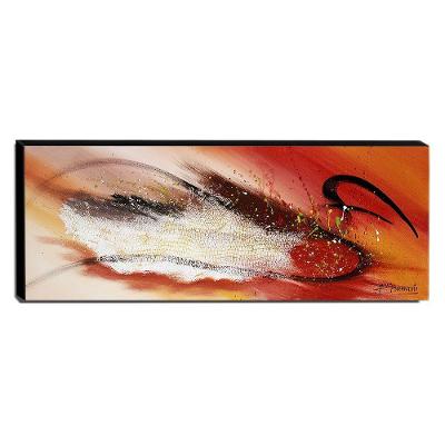 Quadro De Pintura Abstrato 40x105cm-1656