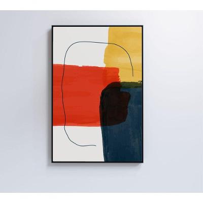 Quadro Artes Em Quadrados 80x120 Cm Vidro Impresso