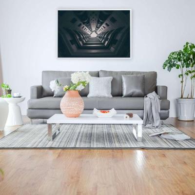 Quadro Arquitetura Pentágono 120x80 Cm Tecido Canvas