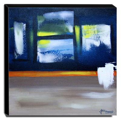 Quadro De Pintura Abstrato 60x60cm-1565