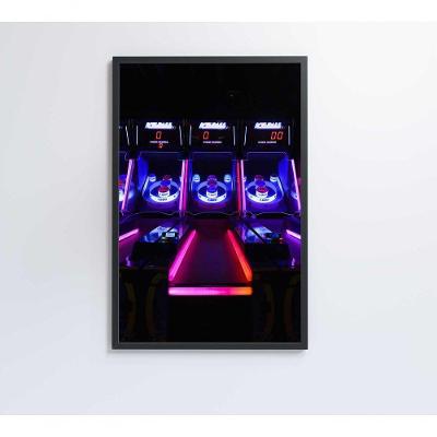 Quadro Jogo Arcade 90x60 Cm Tecido Canvas