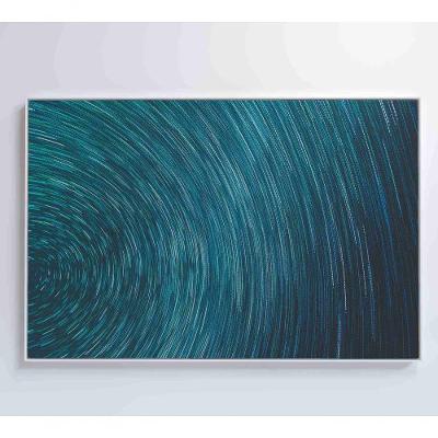 Quadro Abstrato Espiral 60x40 Cm Tecido Canvas
