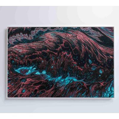 Quadro Abstrato Raízes 60x40 Cm Vidro Impresso
