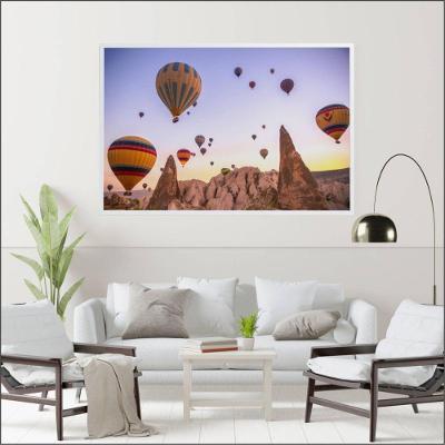 Quadro Festival E Balões 60x40 Cm Adesivo Fotográfico