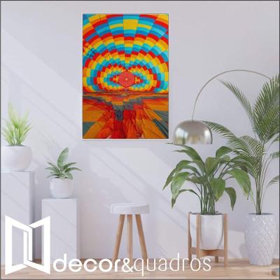 Quadro Balão 40x60 Cm Tecido Canvas