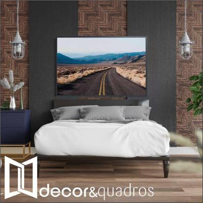 Quadro Estradas 90x60 Cm Tecido Canvas
