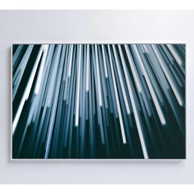 Quadro Abstrato Pilares 60x40 Cm Tecido Canvas