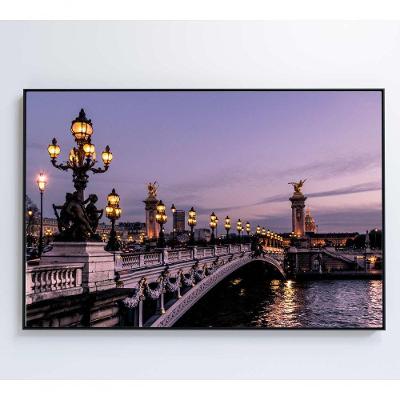 Quadro Ponte Alexandre Iii Paris 60x40 Cm Tecido Canvas