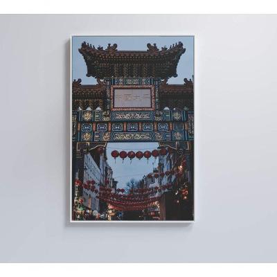 Quadro Festival Japão 40x60 Cm Vidro Impresso