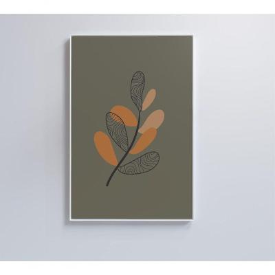 Quadro Abstrato Flores 80x120 Cm Vidro Impresso