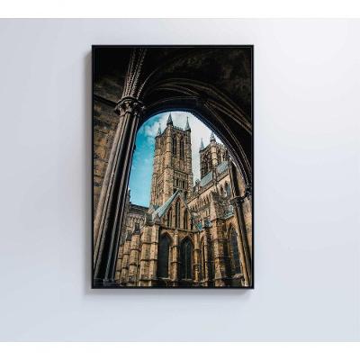 Quadro Castelo 80x120 Cm Adesivo Fotográfico