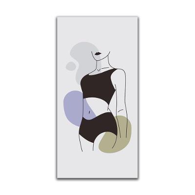 Kit Placas Quadros Decorativos 3 Pç 30x60 Silhuetas