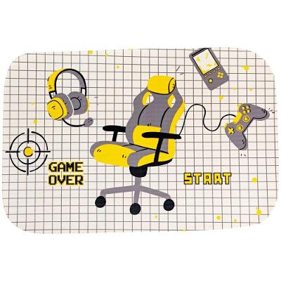 Tapete Para Quarto Estampado 60cmX40cm Base Antiderrapante