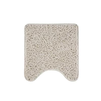 Kit Tapete Banheiro 3 Peças Cru Natura High Algodão