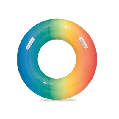 Boia Inflável Arco íris Azul e Laranja