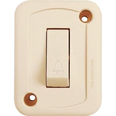 Pulsador Campainha De Sobrepor 10a 250v~ Priscus Tramontina