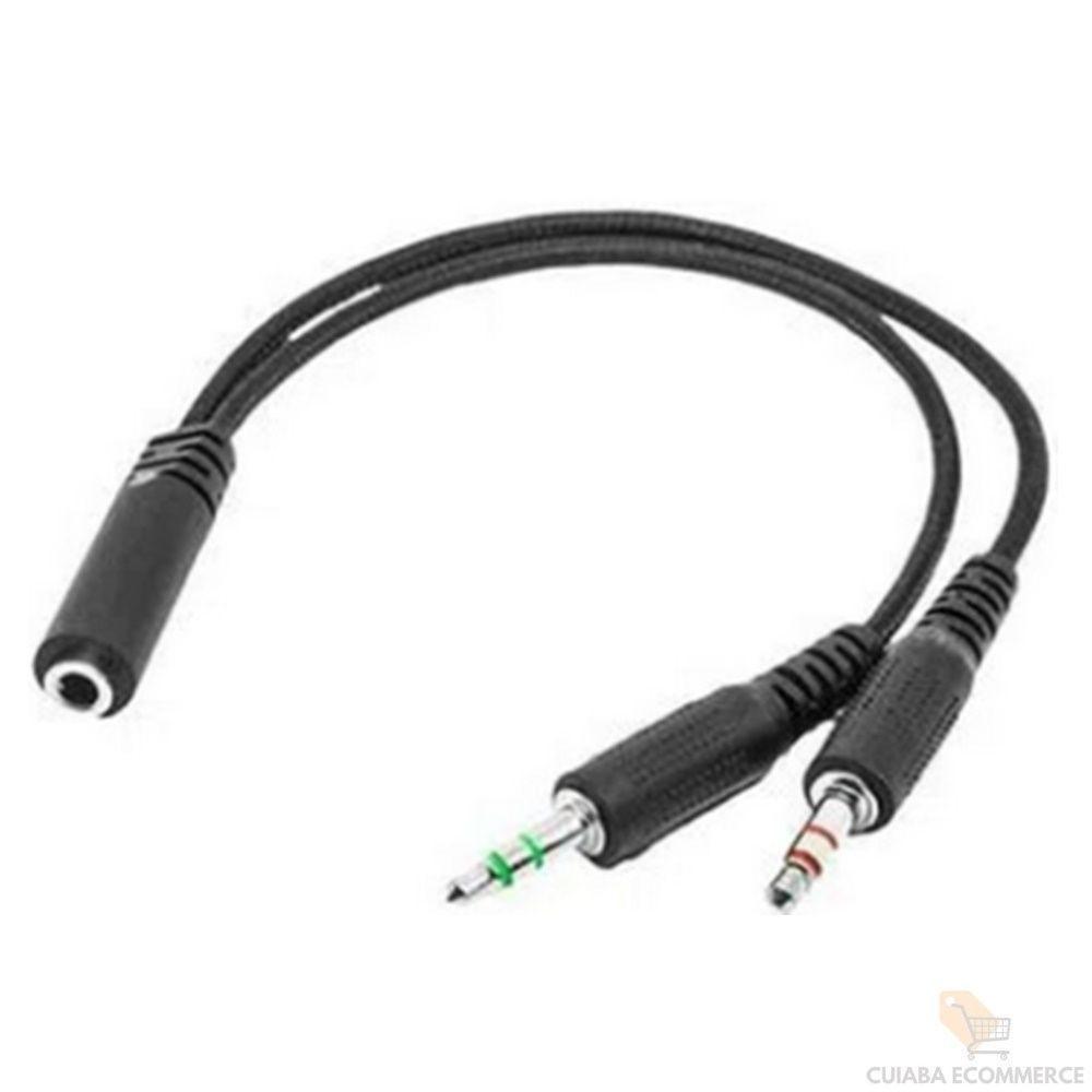 Cabo áudio Estéreo P2-macho - P2-macho 5,0m - 2