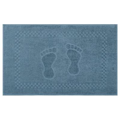 Toalha De Piso Pezinho 100% Algodão 45x68cm Appel Azul Veleiro