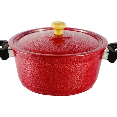 Caçarola Panela de Alumínio Craqueada Alça Baquelite 20cm