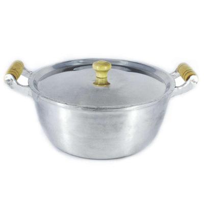 Caçarola Alumínio Polido Bojuda 22cm
