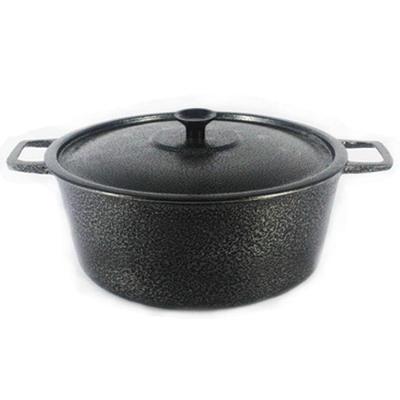 Caçarola Fundido Tampa Preta 45cm
