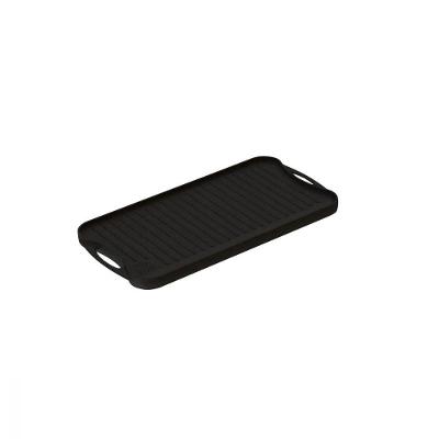 Chapa Bifeteira Gourmet Dupla Face Alça Ferro 48X26 Cm