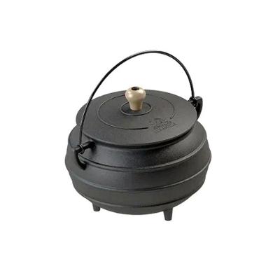 Panela Caldeirão Tripé Tradição Ferro Fundido com Tampa 5,5L