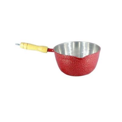 Caçarola Alumínio Sem Tampa 22cm Vermelho