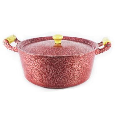 Caçarola Reta Alumínio 22cm Vermelho