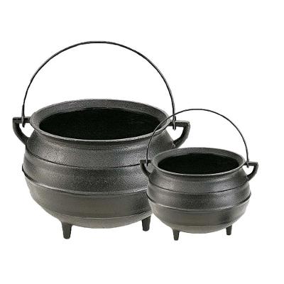 Kit 2 Caldeirão Panela Extramil Tripé Ferro Fundido 1L E 4L.