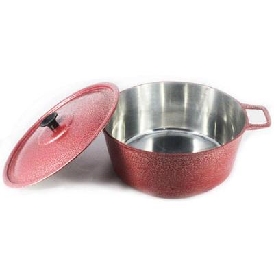 Caçarola Alumínio Fundido Vermelha 16cm