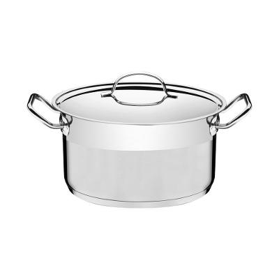Caçarola Funda Inox Fundo Triplo 24cm 6,1 L