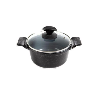 Caçarola Preto Liso Antiaderente Em Cerâmica Javali Aa 28Cm
