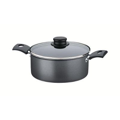 Caçarola Tramontina Turim 22cm 3,7l Em Alumínio Com Antiaderente Starflon Max Chumbo Tramontina