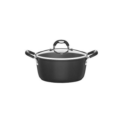 Caçarola Mônaco Induction Alumínio Revestimento Antiaderente Starflon Preto 28 Cm 6,4 L