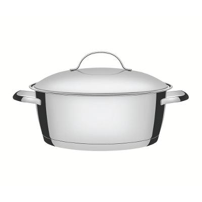 Caçarola Allegra Aço Inox Fundo Triplo Fogões De Indução 22 Cm 3,3l - Tramontina 62653221