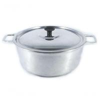 Caçarola Panela Polida Alça Alumínio Fundido Com Tampa 26Cm - 1