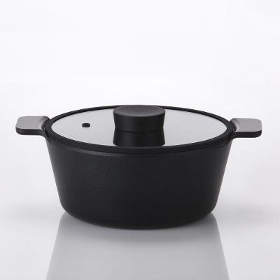 Caçarola 24Cm Neoflam Vulkan Aluminio Injetado Indução Preto
