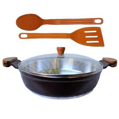 Frigideira Cereja Alumínio Fundido Usinado Talher 05 Am 30Cm