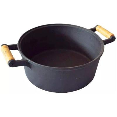 Caçarola De Ferro Fundido Com 2 Alças Sem Tampa 10,8 Lt