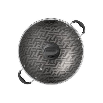 Wok Tramontina Paris Antiaderente Starflon Max Chumbo