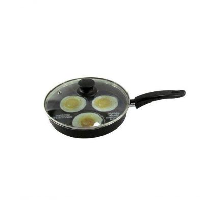 Frigideira 3 Ovos Teflon C/ Tampa Vidro 1,5 Lts Un