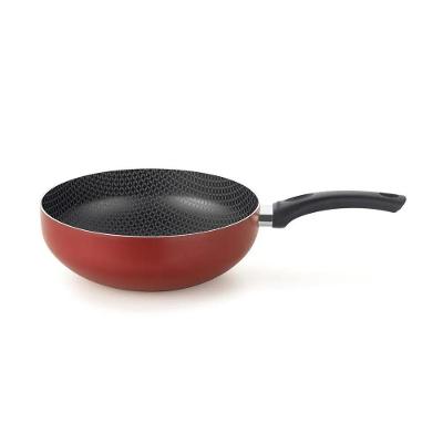 Frigideira Wok Páprika 3,6l Vermelha Antiaderente Multiflon