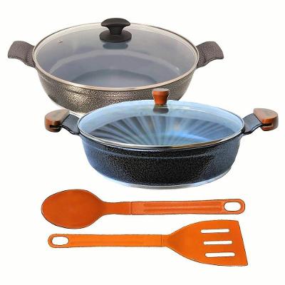 Jogo Frigideiras Antiaderente Em Cerâmica Aaeam 30Cm T05 N10